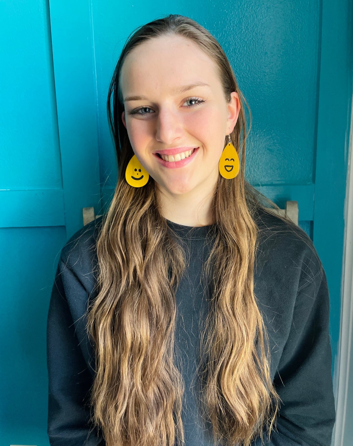 Be Happy Emoji Earrings