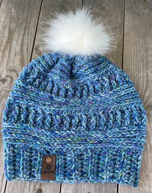 Blues Puff Hat