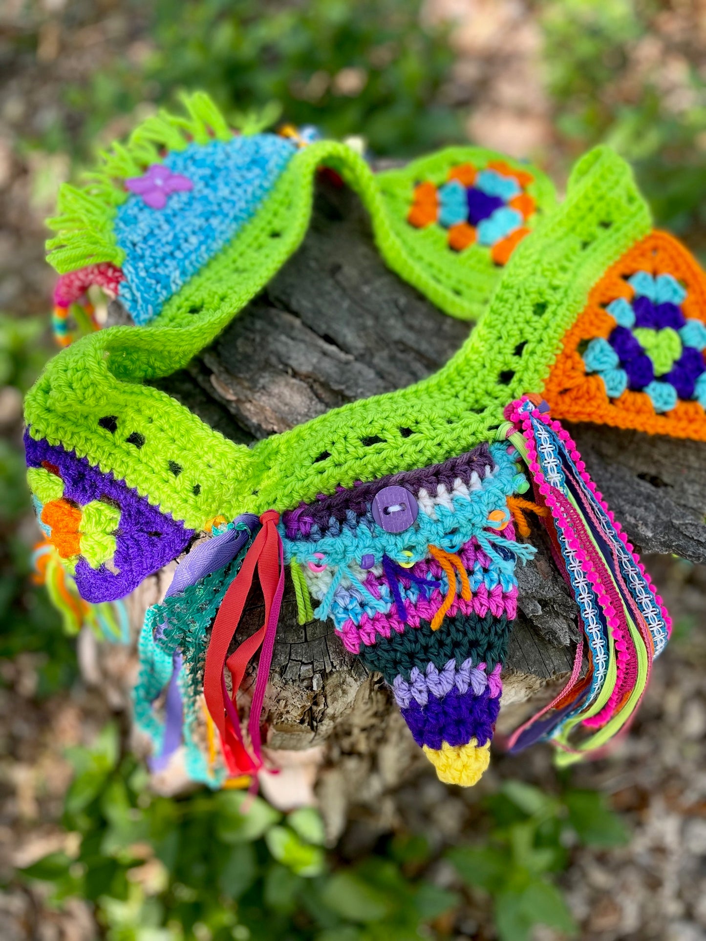 Colorful Festival Pouch Belt