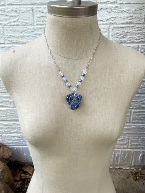 Sodalite Beaded Necklace
