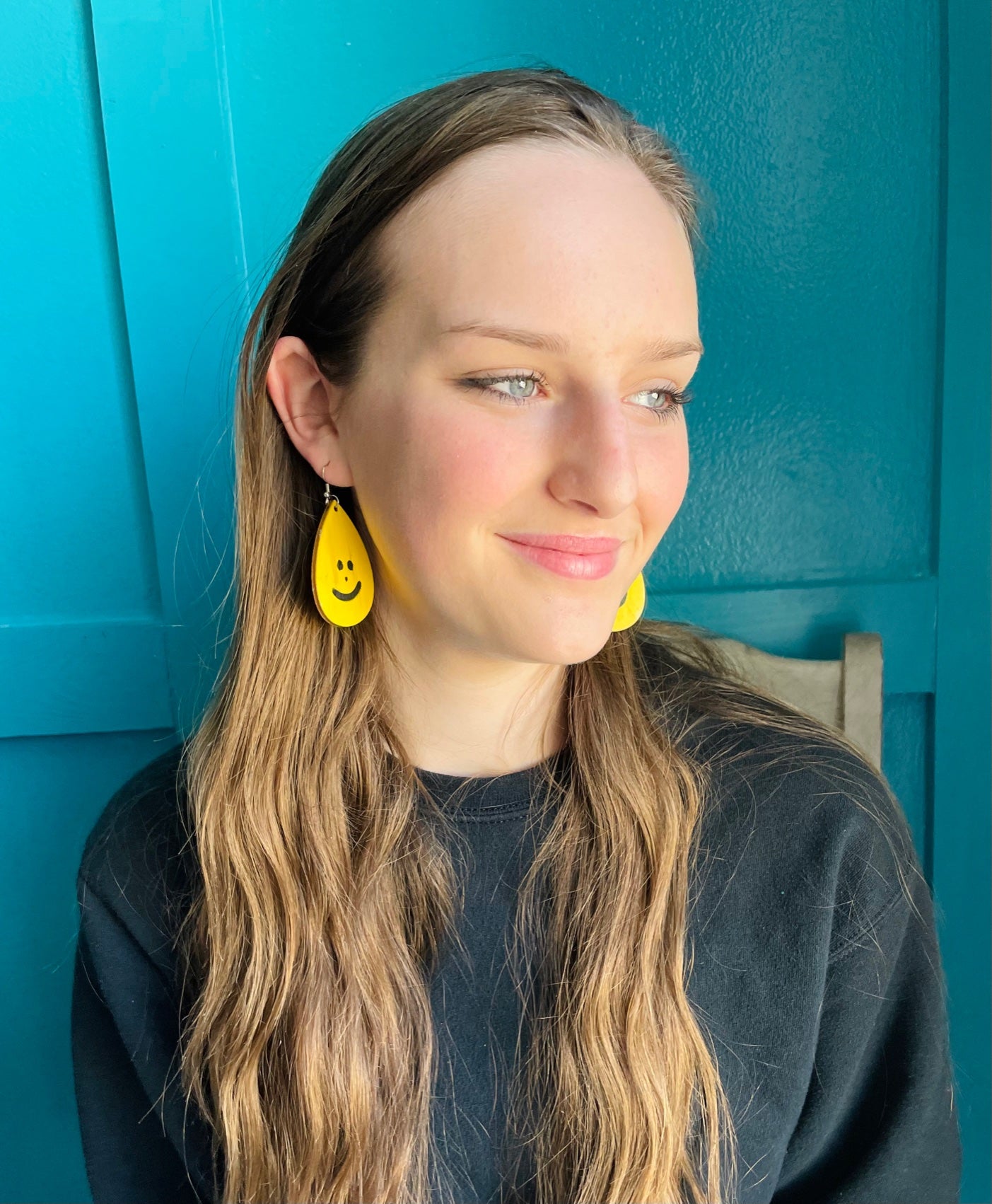 Be Happy Emoji Earrings